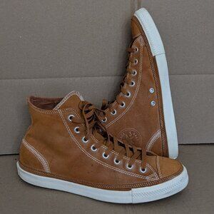 Rare Converse All Star Chuck Taylor  Suede Leather Size M 10 W 12 Brown